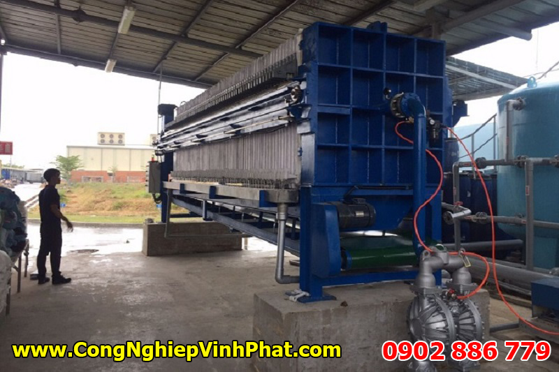 Máy ép bùn khung bản Việt Nam VP800x800 chất lượng, chắc chắn và hiệu quả cao